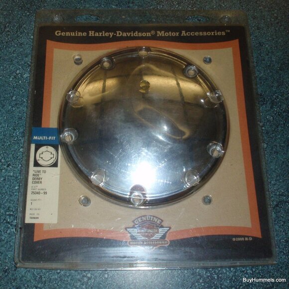 Harley Davidson 25415-99 Dyna Softail Derby Cover Stainless Steel FAST SHIP! - Picture 1 of 4